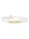 Elisabetta Franchi Logo-detail Necklace In White