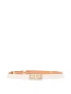Elisabetta Franchi Logo-embellished Belt In Neutral