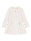 Elisabetta Franchi Logo-embellished Dress In Neutral
