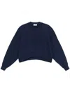 Elisabetta Franchi Logo-embossed Sweatshirt In Blue