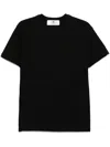 Elisabetta Franchi Rubberized Logo T-shirt In 黑色