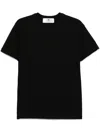 Elisabetta Franchi Rubberized Logo T-shirt In Black