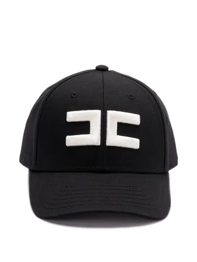 ELISABETTA FRANCHI LOGO-EMBROIDERED CAP