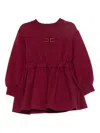 Elisabetta Franchi Logo-embroidered Dress In Red