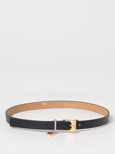 Elisabetta Franchi Logo Engraved Embellished Belt