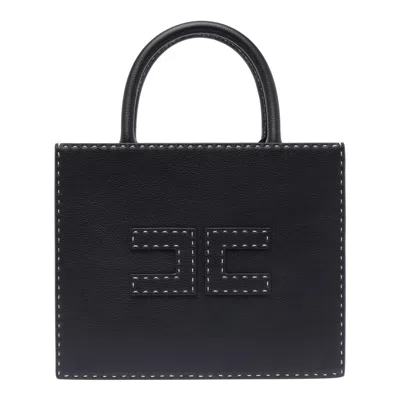 ELISABETTA FRANCHI LOGO HANDBAG