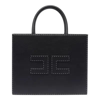 ELISABETTA FRANCHI LOGO HANDBAG