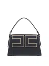 Elisabetta Franchi Logo Handbag In Black