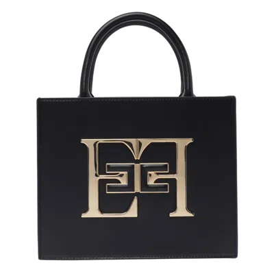 ELISABETTA FRANCHI LOGO HANDBAG