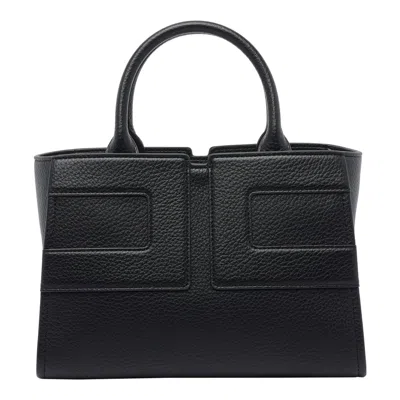 Elisabetta Franchi Logo Hangbag In Black