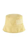 Elisabetta Franchi Logo-jacquard Bucket Hat In Yellow