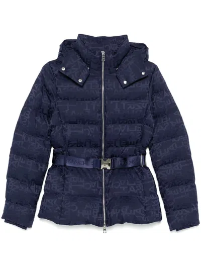 Elisabetta Franchi Logo-jacquard Jacket In Blue