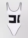 Elisabetta Franchi Logo Maxi One-piece Swimsuit