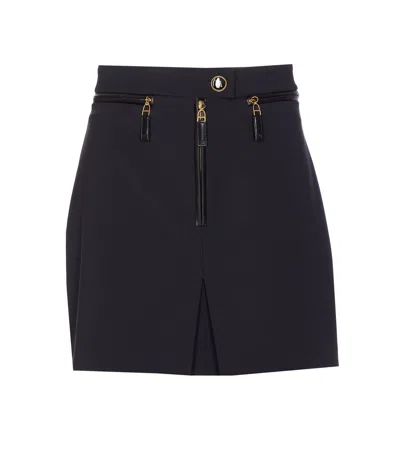 ELISABETTA FRANCHI LOGO MINI SKIRT