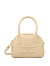 Elisabetta Franchi Logo-motif Tote Bag In Yellow