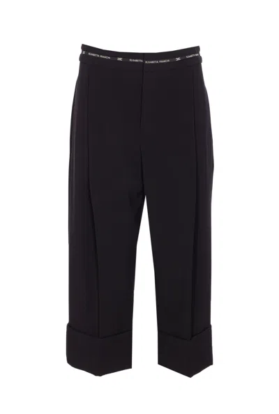 ELISABETTA FRANCHI LOGO PANTS
