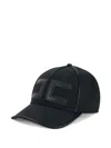 Elisabetta Franchi Baseball Cap In Gabardine In Black