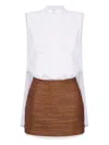 Elisabetta Franchi Hemdkleid Mit Perforiertem Logo