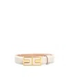 ELISABETTA FRANCHI LOGO-BUCKLE BELT