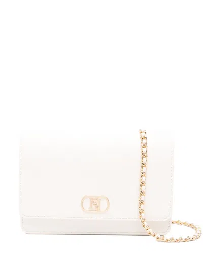 Elisabetta Franchi Logo-plaque Chain Clutch Bag
