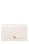 Elisabetta Franchi Logo Plaque Chain Linked Clutch Bag