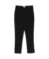 Elisabetta Franchi Logo-plaque Crepe Trousers In Black