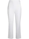 Elisabetta Franchi Trousers Featuring Back Pockets And High Waist In White