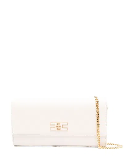 ELISABETTA FRANCHI ELISABETTA FRANCHI LOGO PLAQUE CROSSBODY BAG