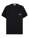 Elisabetta Franchi Logo-plaque Pocket Top In Black