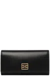 Elisabetta Franchi Logo Plaque Rectangular Wallet In Black
