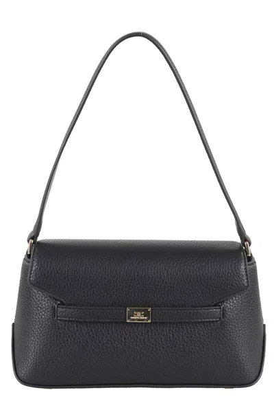 ELISABETTA FRANCHI LOGO PLAQUE SHOULDER BAG