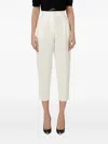 Elisabetta Franchi Belt-loop Casual Pants In White