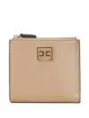 Elisabetta Franchi Logo-plaque Zip-around Wallet In Burgundy