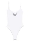 Elisabetta Franchi Sleeveless One-piece Swimsuit In White