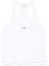 Elisabetta Franchi Logo-print Tank Top In White