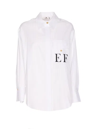 ELISABETTA FRANCHI LOGO SHIRT