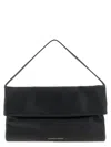 Elisabetta Franchi Logo Shoulder Bag Shoulder Bags Black In Black