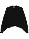 Elisabetta Franchi Logo Sweatshirt In Black