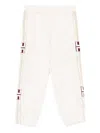 Elisabetta Franchi Logo-tape Track Pants In White
