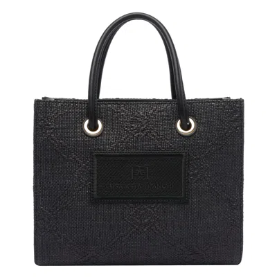 Elisabetta Franchi Logo Tote Bag