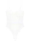 ELISABETTA FRANCHI LOGO-WAISTBAND BODYSUIT