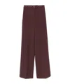 Elisabetta Franchi Pantalón Casual - Rojo Oscuro In Purple