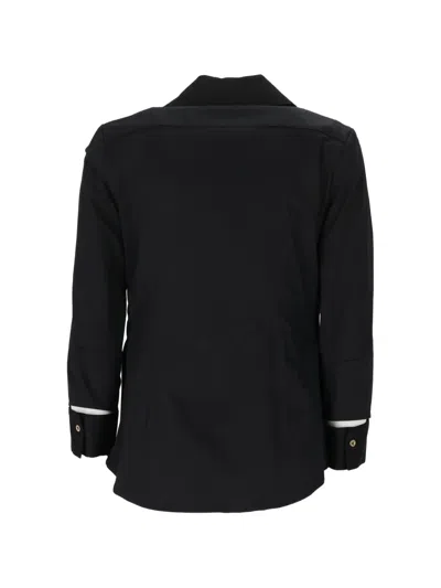 Elisabetta Franchi Logo-charm V-neck Blouse In Black