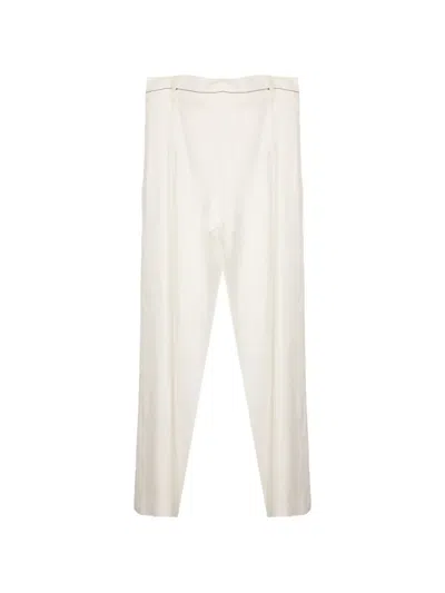 Elisabetta Franchi Kids' Logo-detail Trousers In Neutral