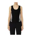 Elisabetta Franchi Viscose Tank Top In Black