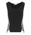 Elisabetta Franchi Viscose Tank Top In Nero