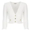 Elisabetta Franchi Viscose Sweater In White