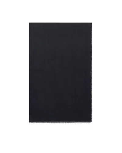 Elisabetta Franchi Logo-jacquard Viscose-modal Scarf In Black