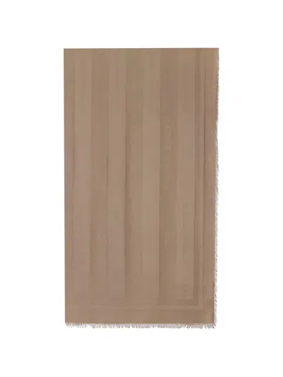 Elisabetta Franchi Viscose Blend Scarf In Brown