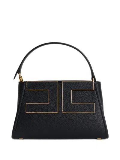 Elisabetta Franchi Logo-plaque Tote Bag In Blue
